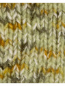Photo du rendu de la pingo zebra couleur forest avec dégradé de vert une fois tricoté