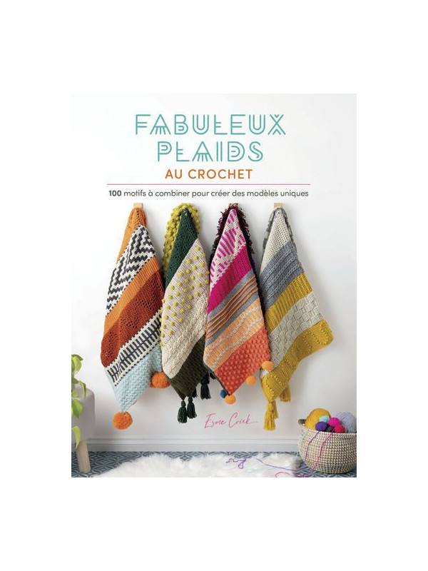 Photo de couverture du livre : fabuleux plaids au crochet