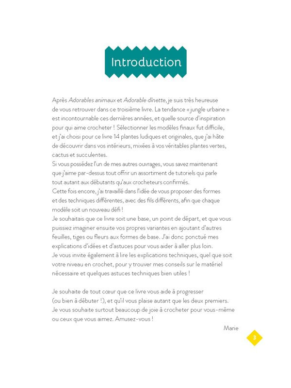 Introduction au livre : atelier crochet - adorable jungle